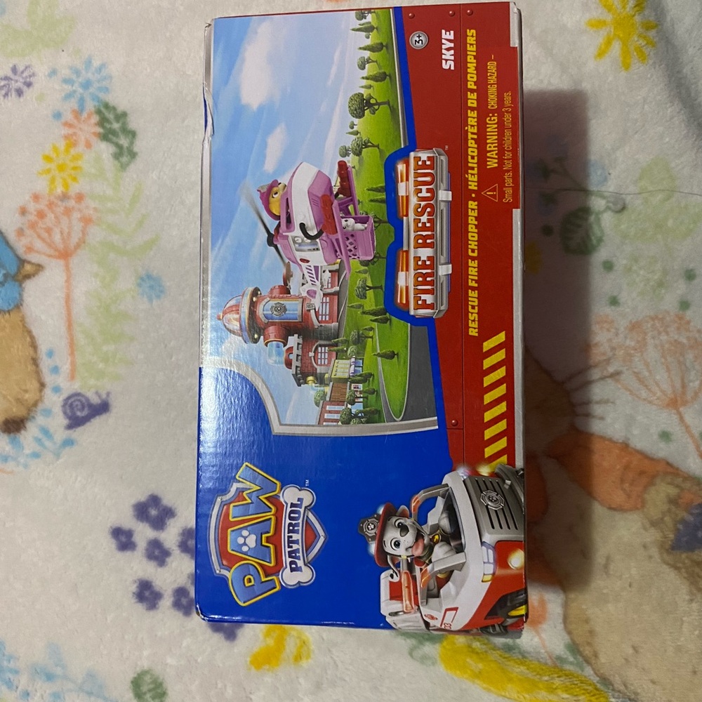 Paw Patrol Rescue Fire Chopper - Pink and White